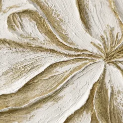 Handgemaltes Gemälde 'Vergoldete Blüte' | Echtheitszertifikat inklusive