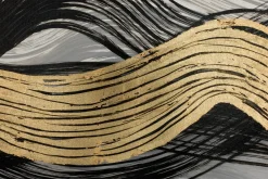 Handgemaltes Gemälde 'Verschlungene Woge' 120x60cm | inkl. Echtheitszertifikat