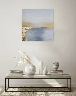 Handgemaltes Gemälde 'Verzauberter Horizont' 80x80cm | inkl. Echtheitszertifikat