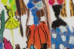 Handgemaltes Gemälde 'Vielsagende Augen' 90x60cm | inkl. Echtheitszertifikat