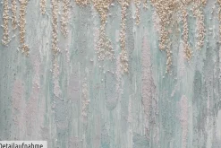 Handgemaltes Gemälde 'Viridian Stream' 75x100cm | inkl. Echtheitszertifikat