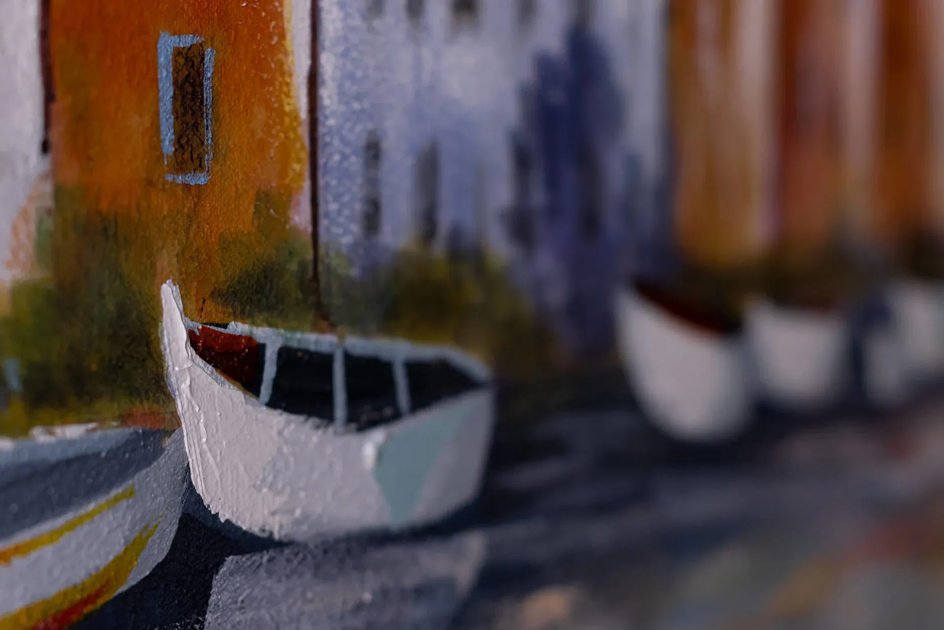 Handgemaltes Gemälde 'Visit Cinque Terre' 120x60cm | inkl. Echtheitszertifikat