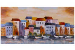 Handgemaltes Gemälde 'Visit Cinque Terre' 120x60cm | inkl. Echtheitszertifikat