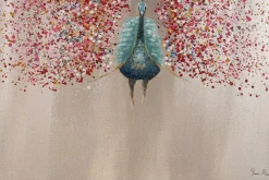 Handgemaltes Gemälde 'Vogel des Frühlings' 80x120cm | inkl. Echtheitszertifikat