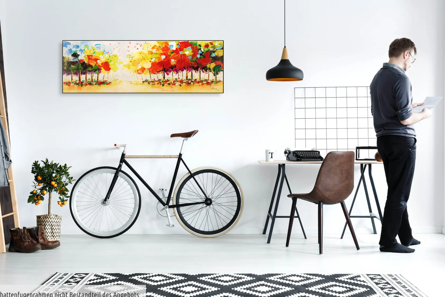 Handgemaltes Gemälde 'Voice of Freedom' 150x50cm | inkl. Echtheitszertifikat