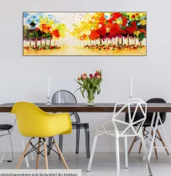 Handgemaltes Gemälde 'Voice of Freedom' 150x50cm | inkl. Echtheitszertifikat