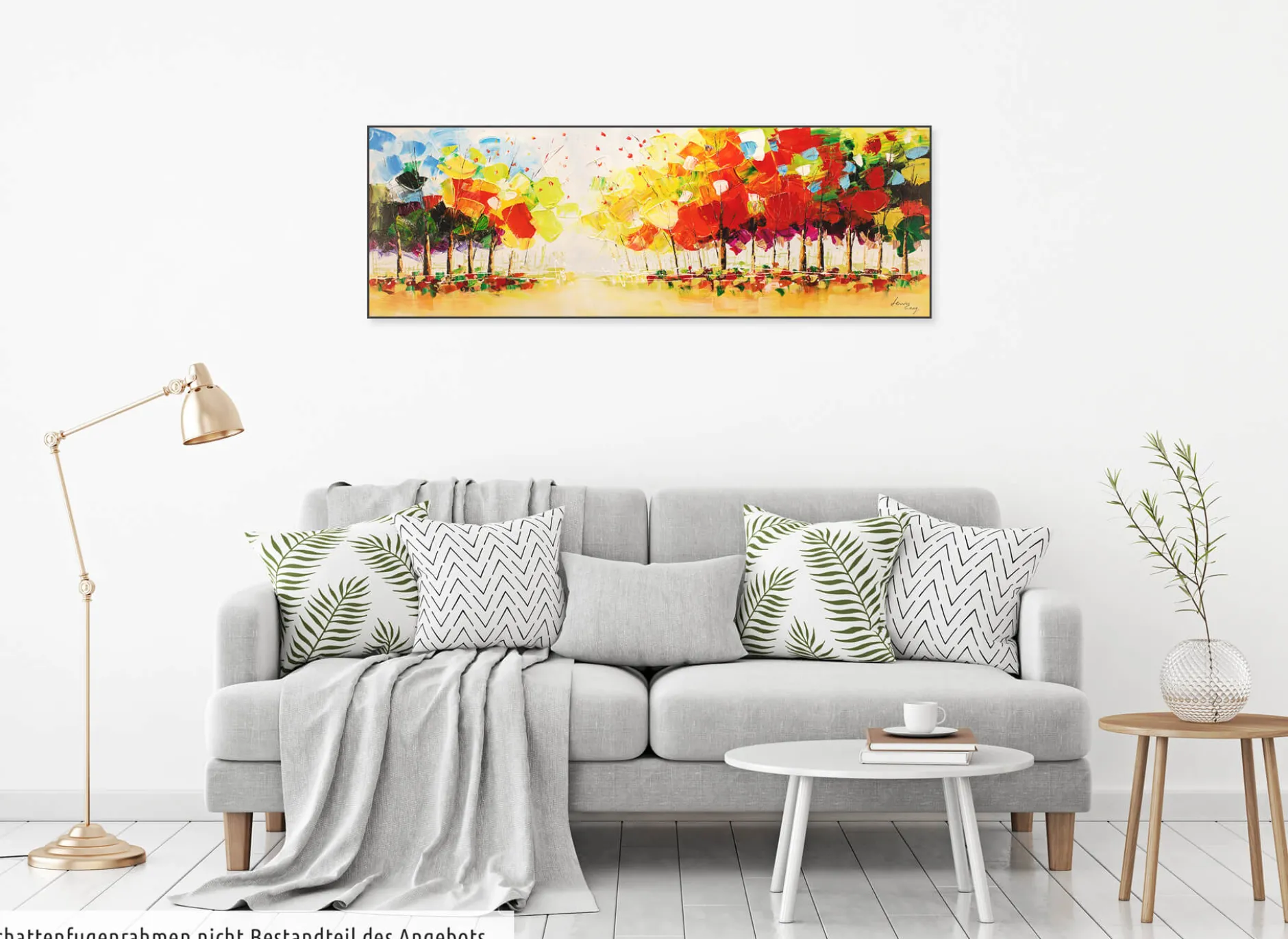 Handgemaltes Gemälde 'Voice of Freedom' 150x50cm | inkl. Echtheitszertifikat