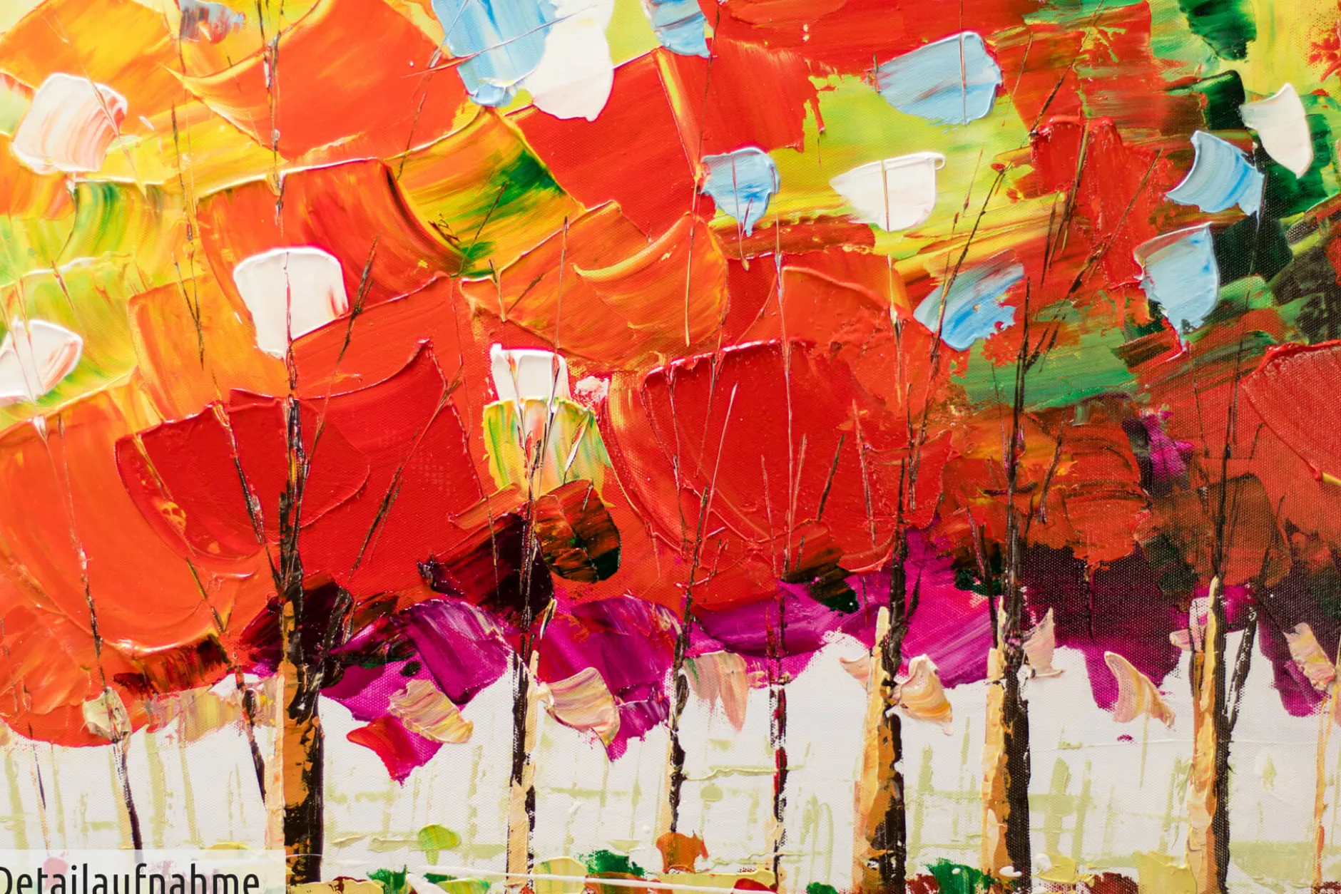 Handgemaltes Gemälde 'Voice of Freedom' 150x50cm | inkl. Echtheitszertifikat