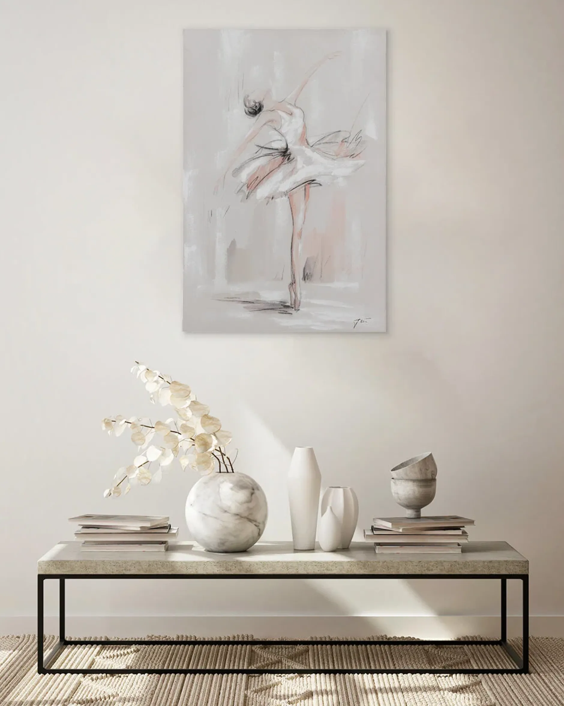 Handgemaltes Gemälde 'Vollendete Anmut' 60x90cm | inkl. Echtheitszertifikat