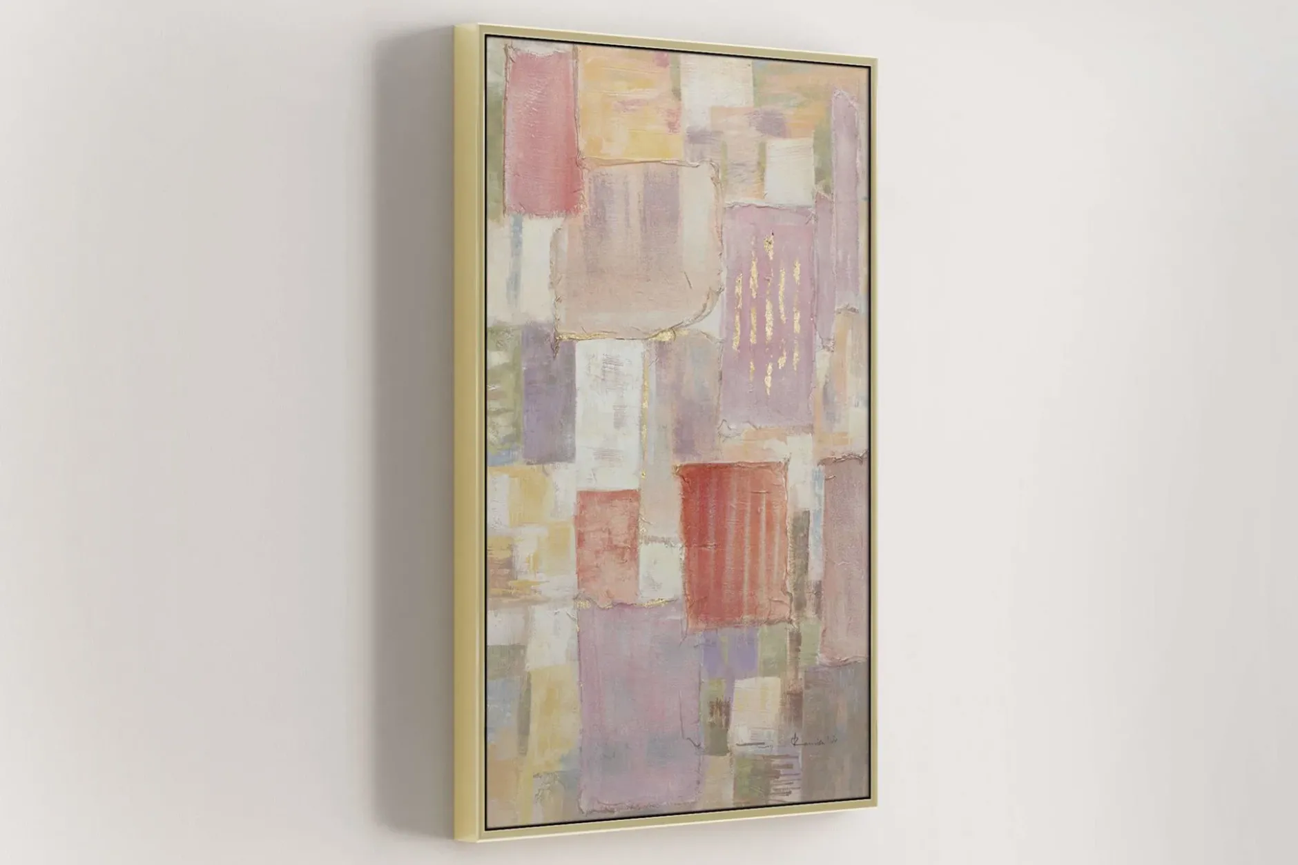Handgemaltes Gemälde 'Von der Muse geküsst' 83x123cm | inkl. Echtheitszertifikat