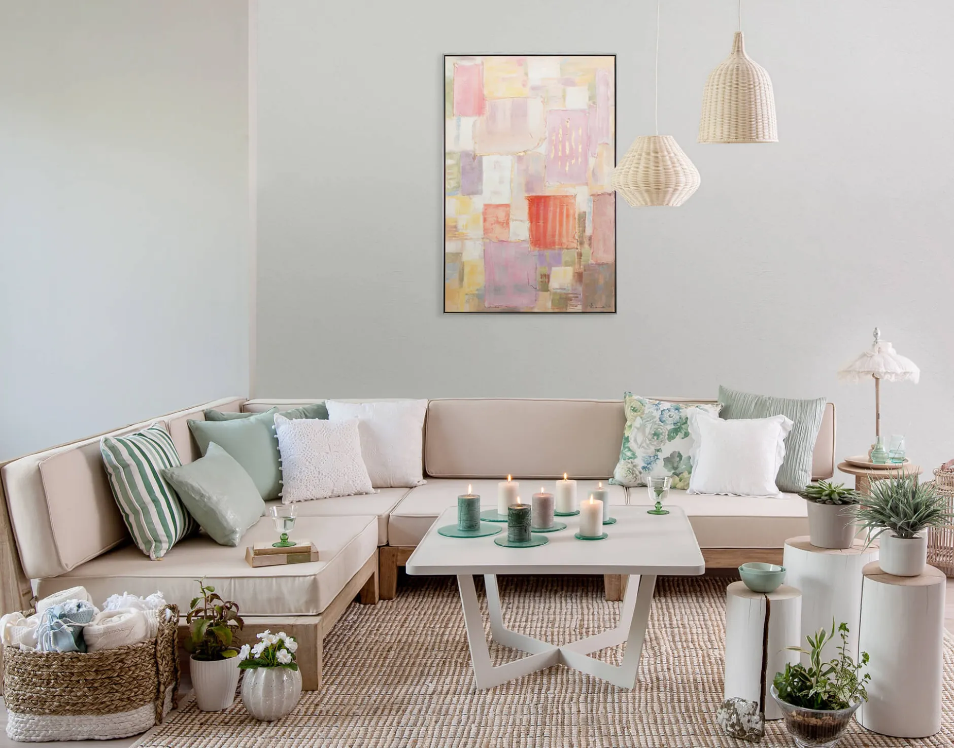 Handgemaltes Gemälde 'Von der Muse geküsst' 83x123cm | inkl. Echtheitszertifikat