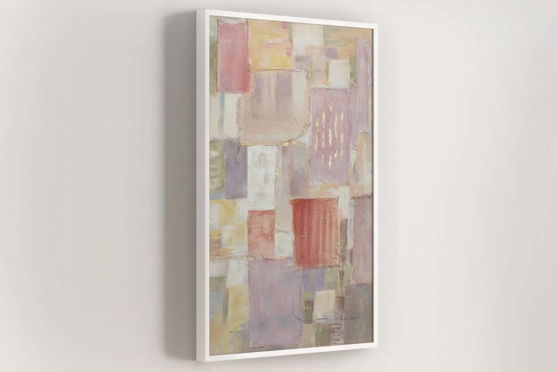 Handgemaltes Gemälde 'Von der Muse geküsst' 83x123cm | inkl. Echtheitszertifikat