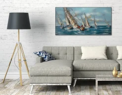 Handgemaltes Gemälde 'Von Küste zu Küste' 120x60cm | inkl. Echtheitszertifikat
