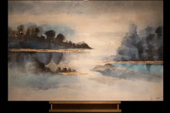 Handgemaltes Gemälde 'Von Ufer zu Ufer' 120x80cm | inkl. Echtheitszertifikat
