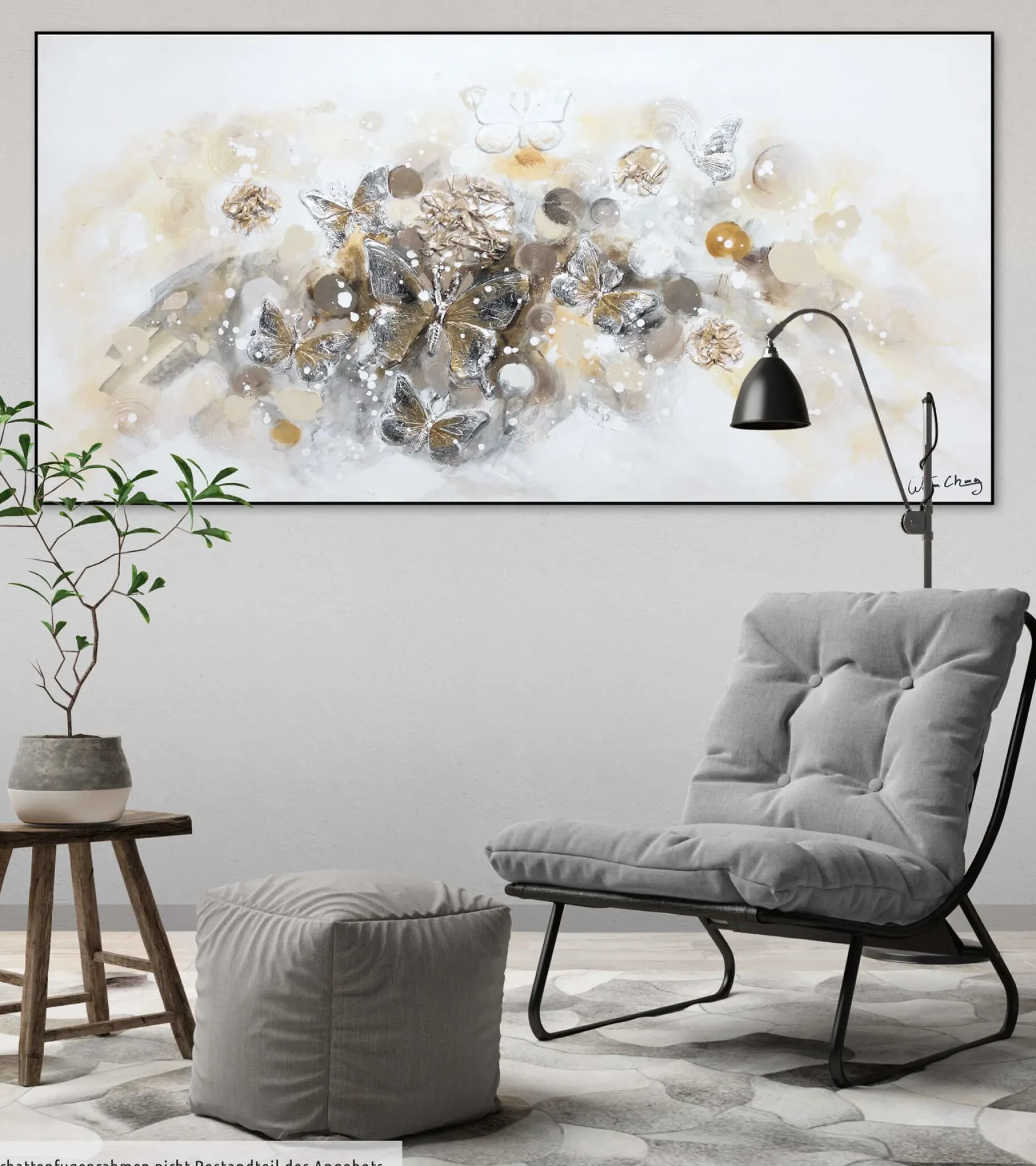 Handgemaltes Gemälde 'Vorzeichen des Frohmuts' 120x60cm | inkl. Echtheitszertifikat