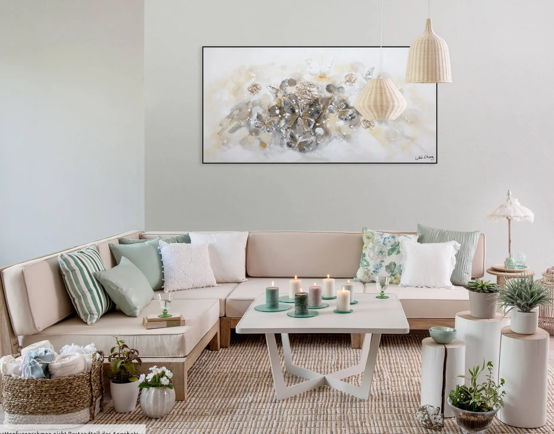 Handgemaltes Gemälde 'Vorzeichen des Frohmuts' 120x60cm | inkl. Echtheitszertifikat