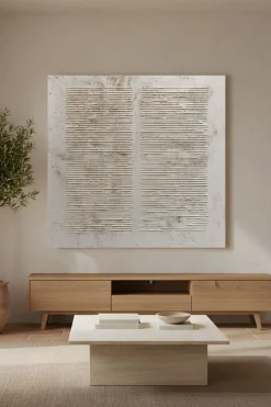 Handgemaltes Gemälde 'Wabi-Sabi Säulen 1' | Echtheitszertifikat inklusive