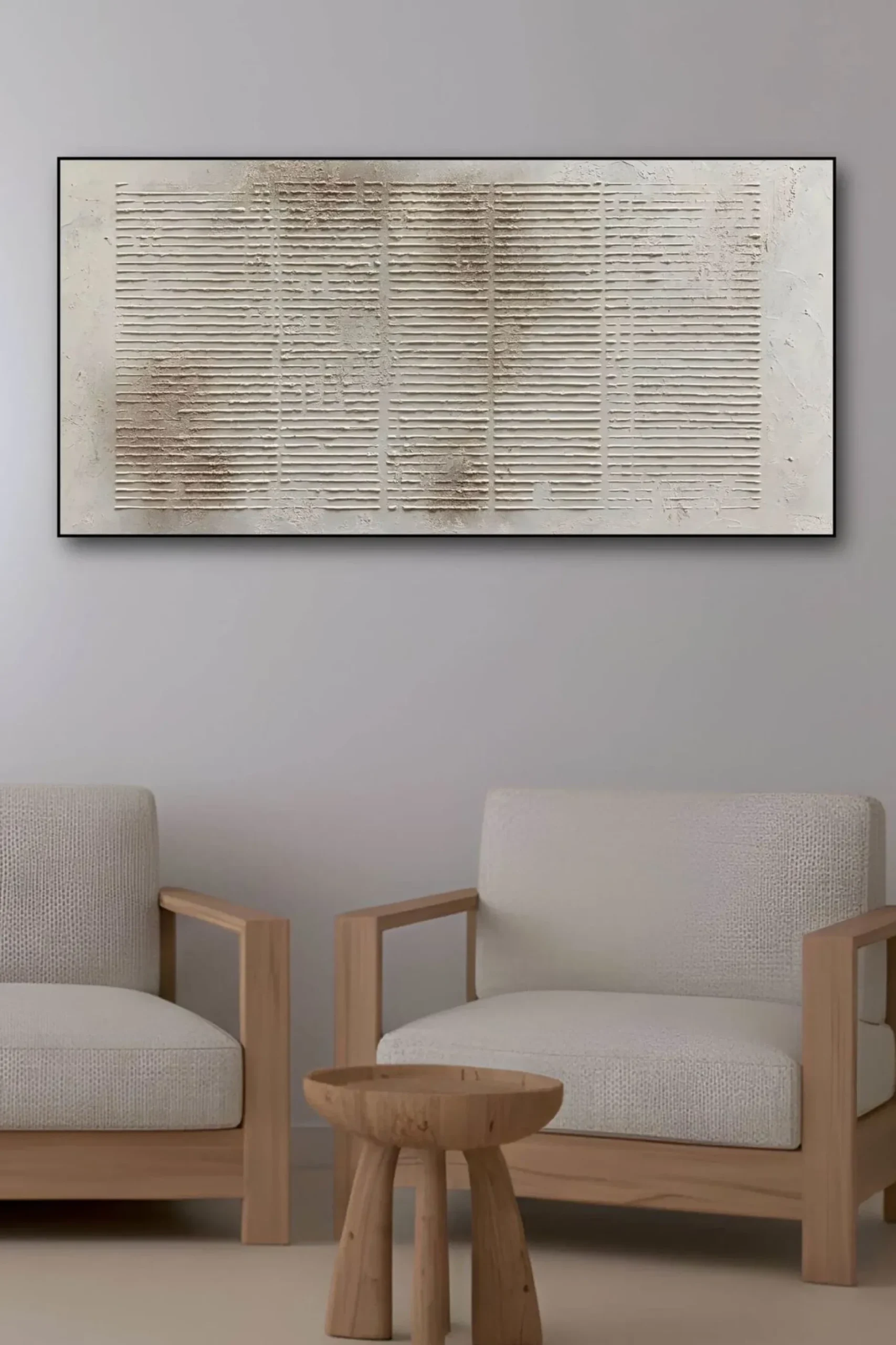 Handgemaltes Gemälde 'Wabi-Sabi Relief 3' | Echtheitszertifikat inklusive