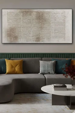 Handgemaltes Gemälde 'Wabi-Sabi Relief 3' | Echtheitszertifikat inklusive
