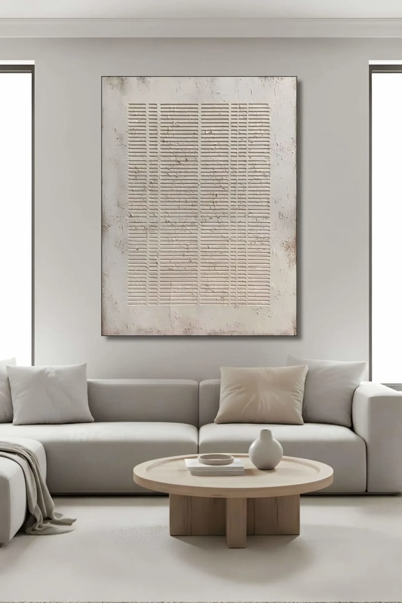 Handgemaltes Gemälde 'Wabi-Sabi Relief 4' | Echtheitszertifikat inklusive