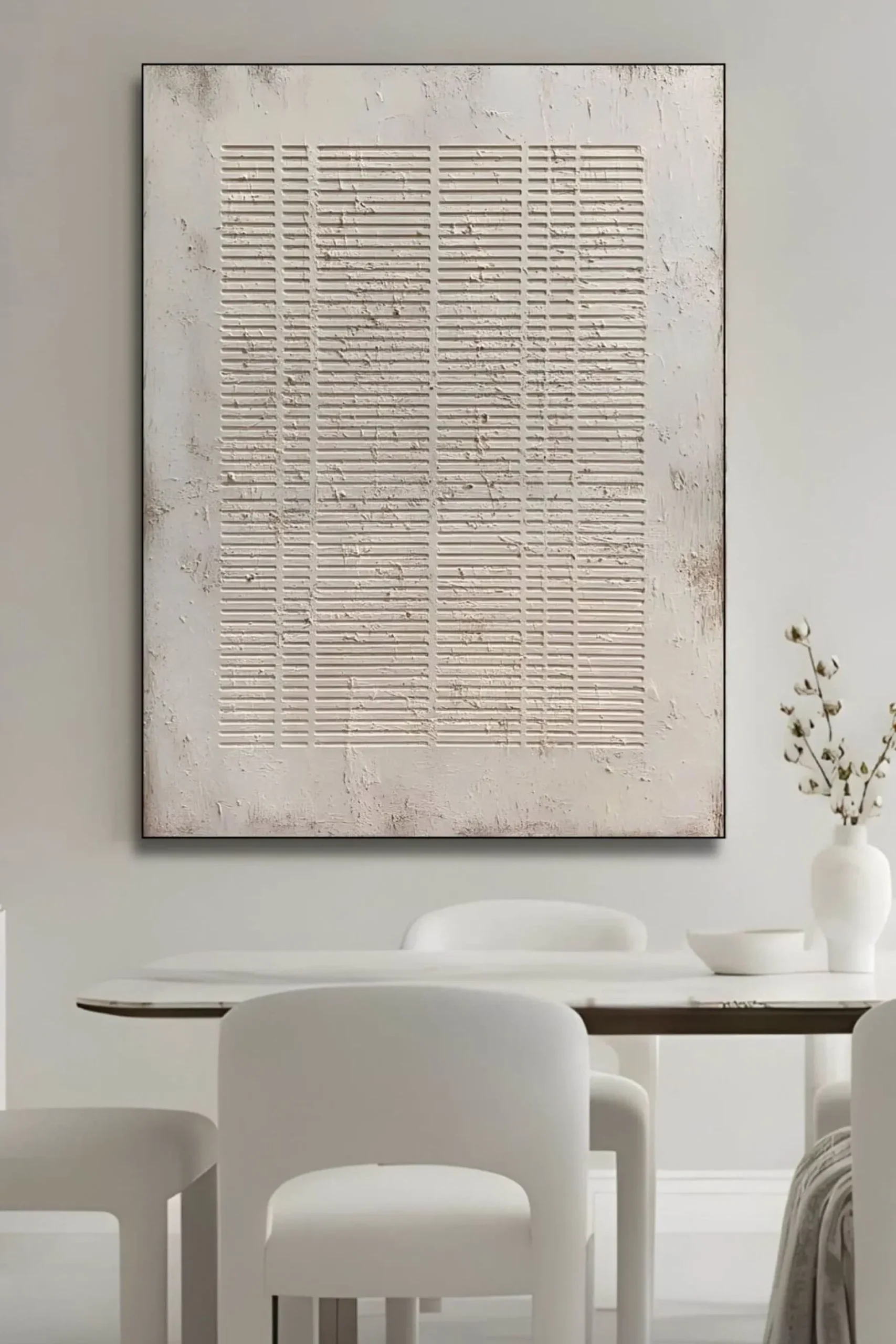 Handgemaltes Gemälde 'Wabi-Sabi Relief 4' | Echtheitszertifikat inklusive
