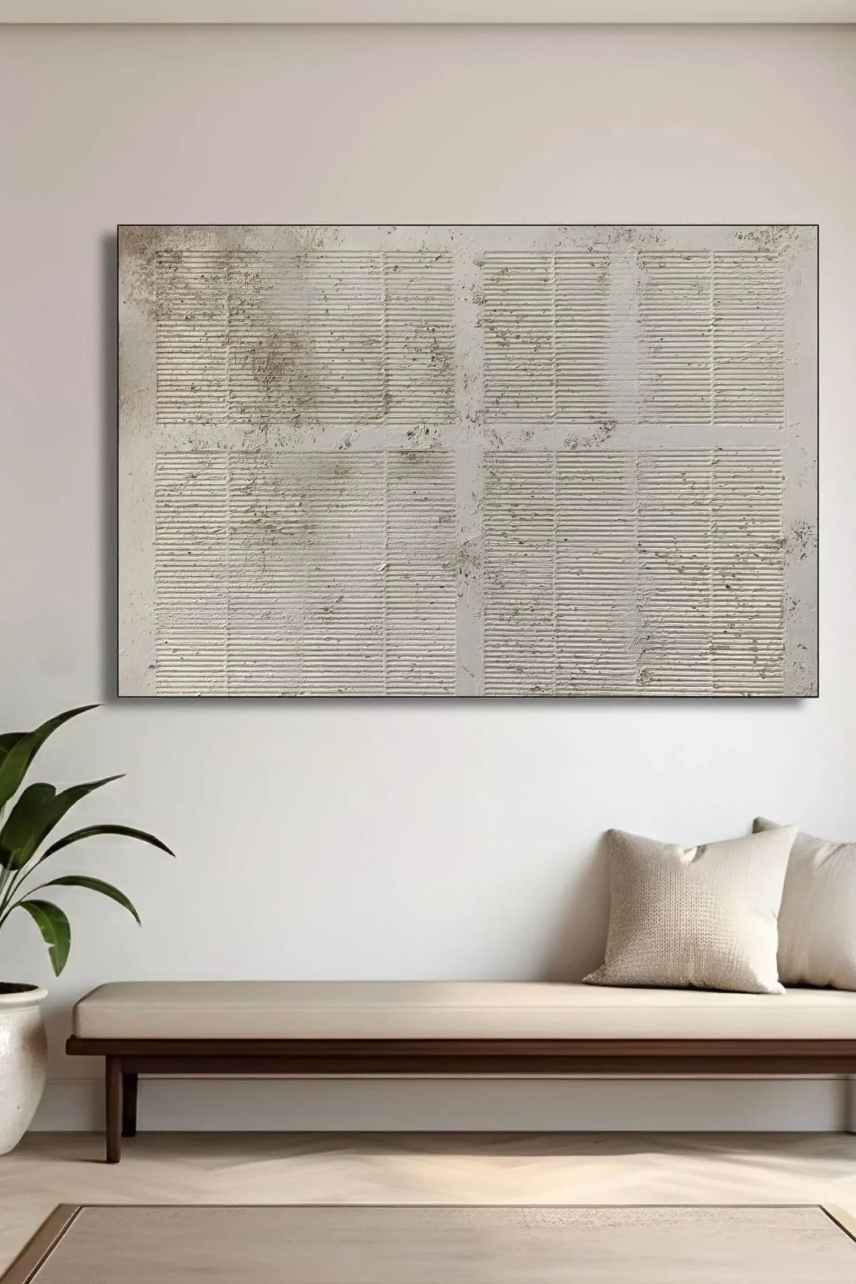 Handgemaltes Gemälde 'Wabi-Sabi Paneele 1' | Echtheitszertifikat inklusive