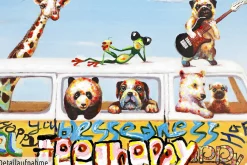 Handgemaltes Gemälde 'Wandertag' 100x70cm | inkl. Echtheitszertifikat