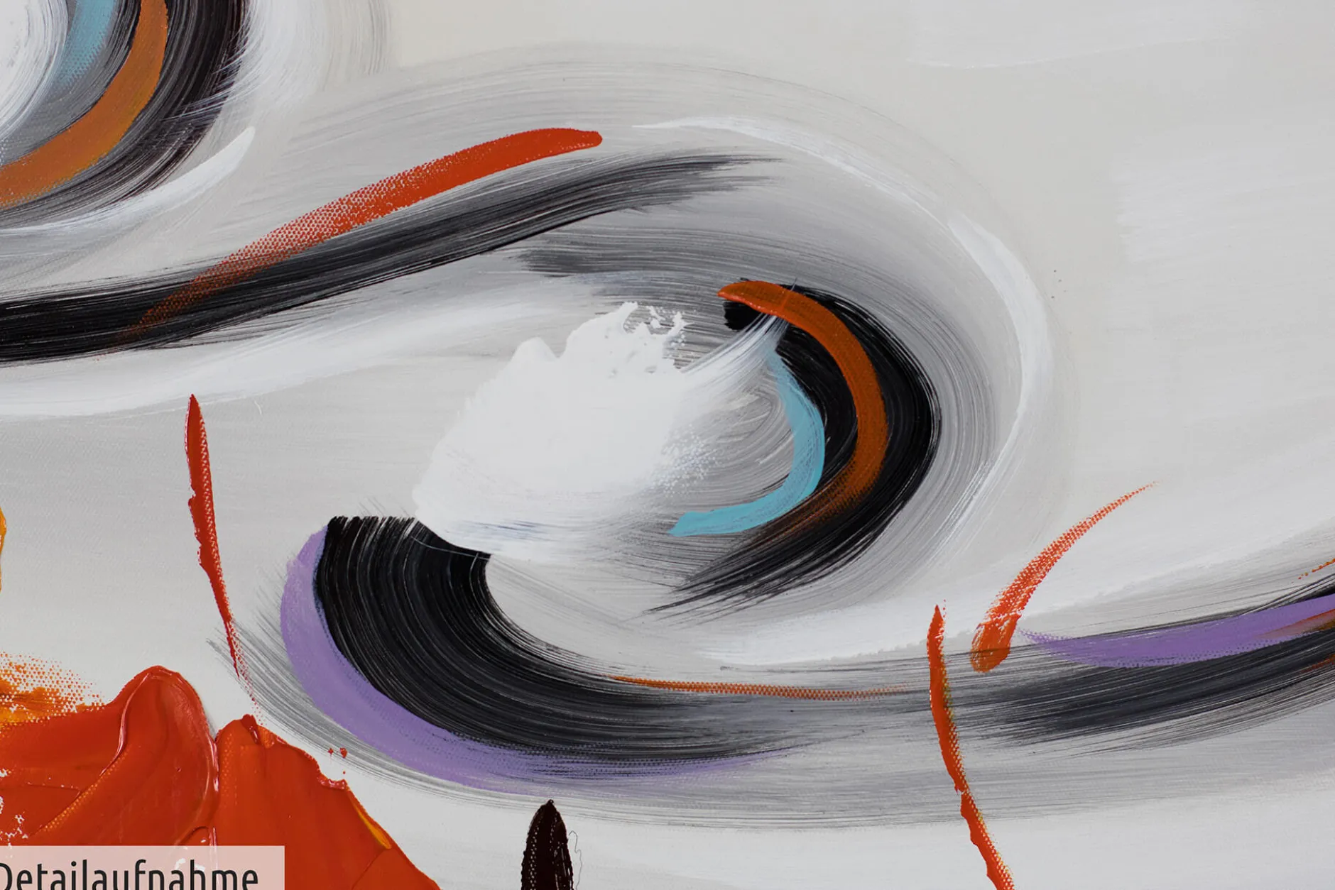 Handgemaltes Gemälde 'Warm Elegance' 150x50cm | inkl. Echtheitszertifikat