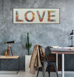 Handgemaltes Gemälde 'Warm, Fuzzy Feeling' 120x40cm | inkl. Echtheitszertifikat