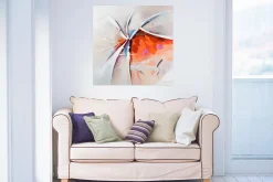 Handgemaltes Gemälde 'Was einmal war' 80x80cm | inkl. Echtheitszertifikat