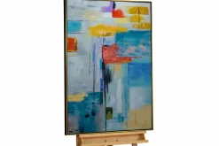 Handgemaltes Gemälde 'Water Reflections' 77,5x102,5cm | inkl. Echtheitszertifikat