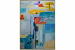 Handgemaltes Gemälde 'Water Reflections' 77,5x102,5cm | inkl. Echtheitszertifikat