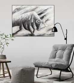Handgemaltes Gemälde 'Weg des Widders' 100x75cm | inkl. Echtheitszertifikat