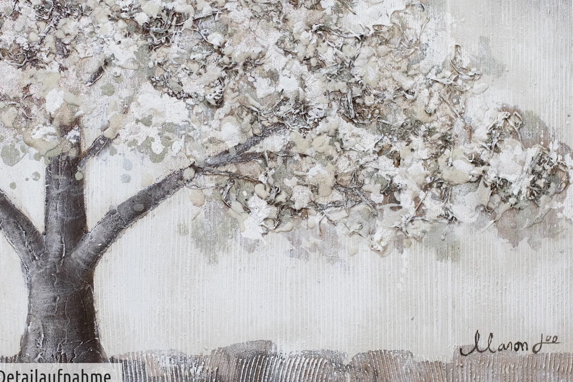 Handgemaltes Gemälde 'Weide der Weisheit' 120x60cm | inkl. Echtheitszertifikat