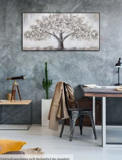 Handgemaltes Gemälde 'Weide der Weisheit' 120x60cm | inkl. Echtheitszertifikat