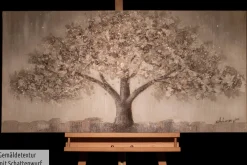 Handgemaltes Gemälde 'Weide der Weisheit' 120x60cm | inkl. Echtheitszertifikat