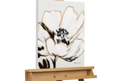 Handgemaltes Gemälde 'Weiße Unschuldsblume' 40x50cm | inkl. Echtheitszertifikat