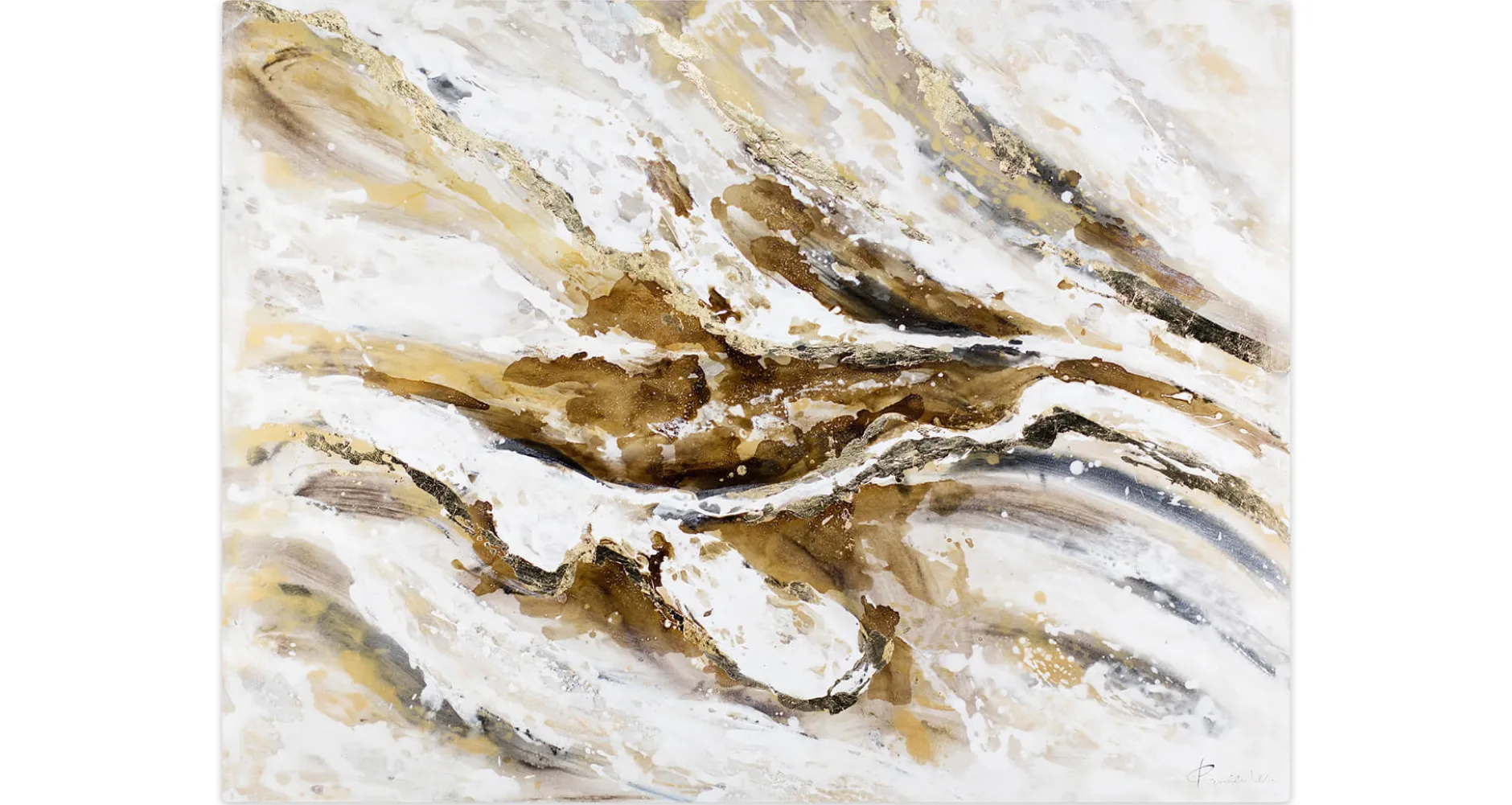 Handgemaltes Gemälde 'Weisheit der Erde' 100x75cm | inkl. Echtheitszertifikat