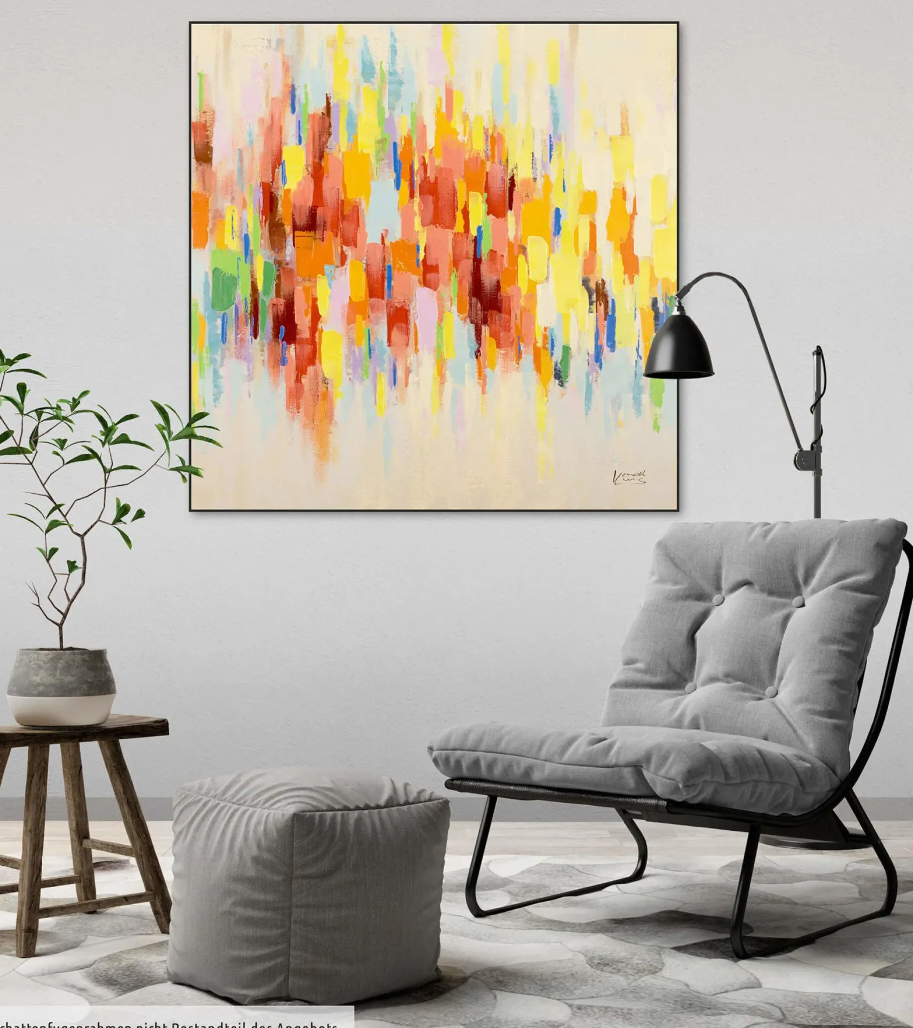 Handgemaltes Gemälde 'Wet Paint' | inkl. Echtheitszertifikat