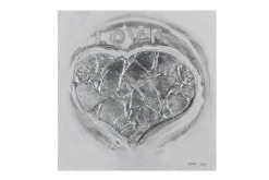 Handgemaltes Gemälde 'White Expression' 80x80cm | inkl. Echtheitszertifikat