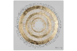Handgemaltes Gemälde 'White golden Halo' 60x60cm | inkl. Echtheitszertifikat