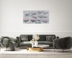Handgemaltes Gemälde 'Wie auf Wolken' 120x60cm | inkl. Echtheitszertifikat