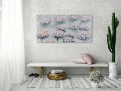 Handgemaltes Gemälde 'Wie auf Wolken' 120x60cm | inkl. Echtheitszertifikat