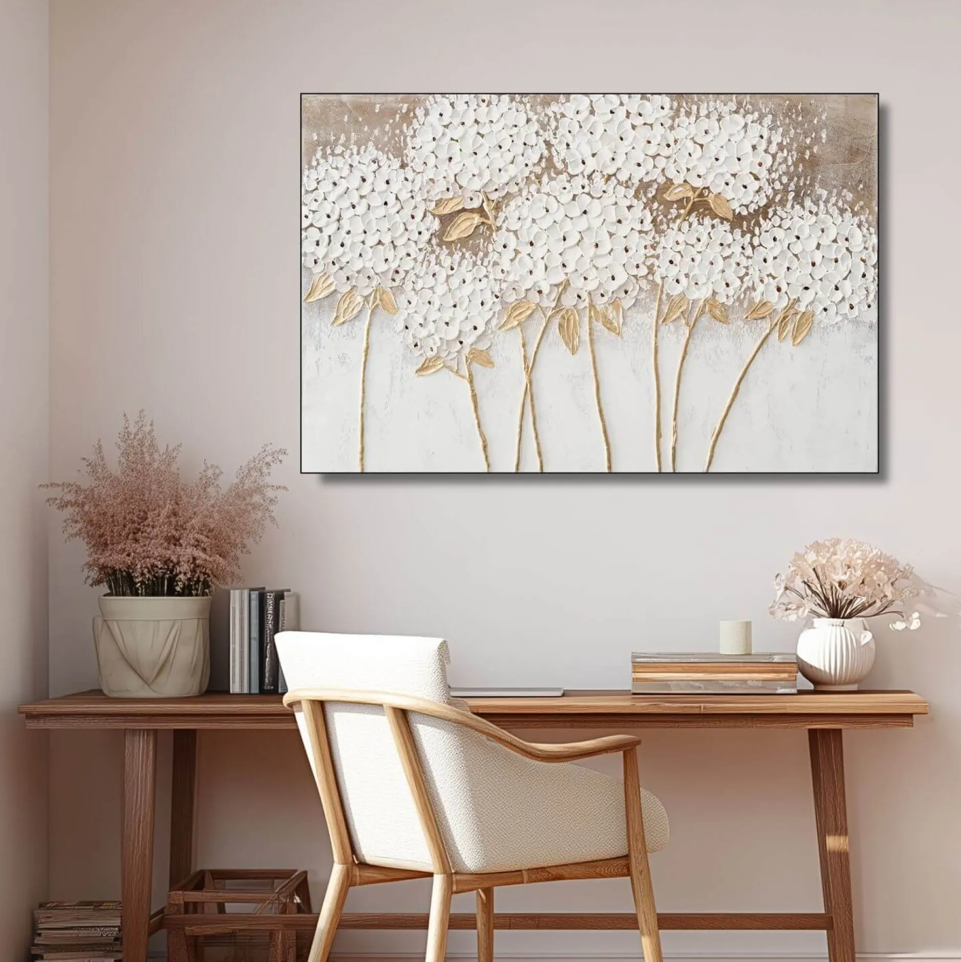 Handgemaltes Gemälde 'Wind Wishes' 90x60cm | inkl. Echtheitszertifikat