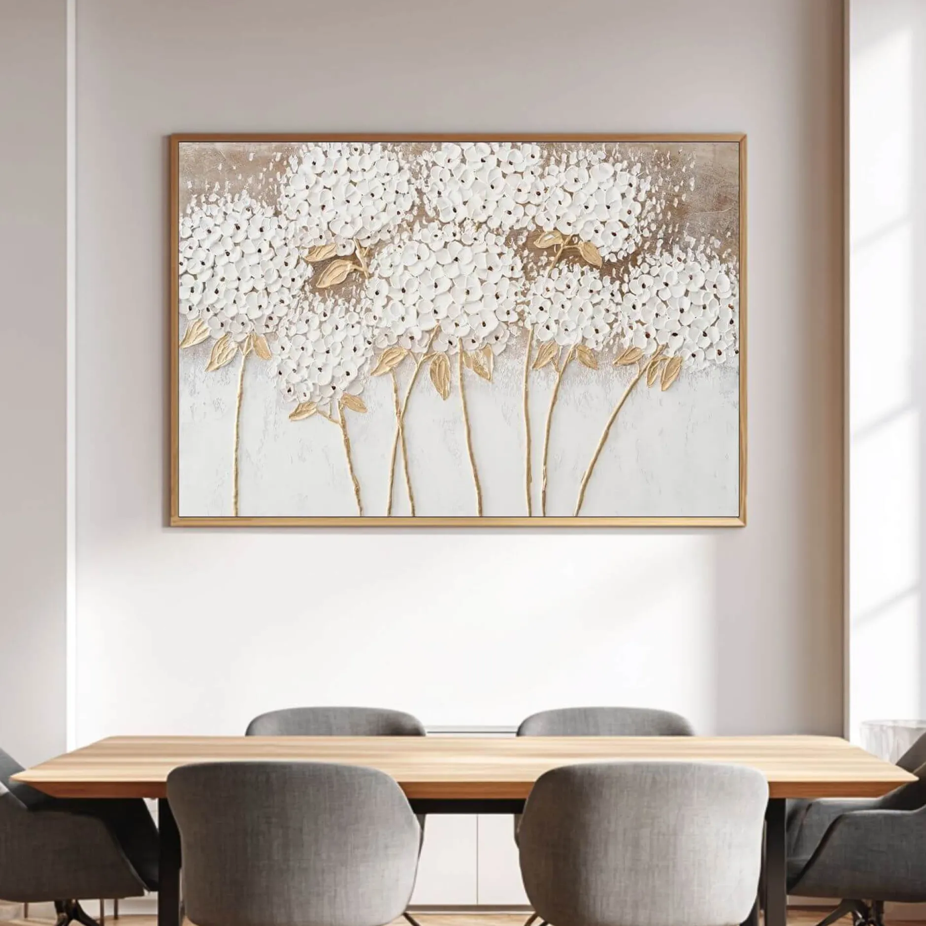 Handgemaltes Gemälde 'Wind Wishes' 90x60cm | inkl. Echtheitszertifikat