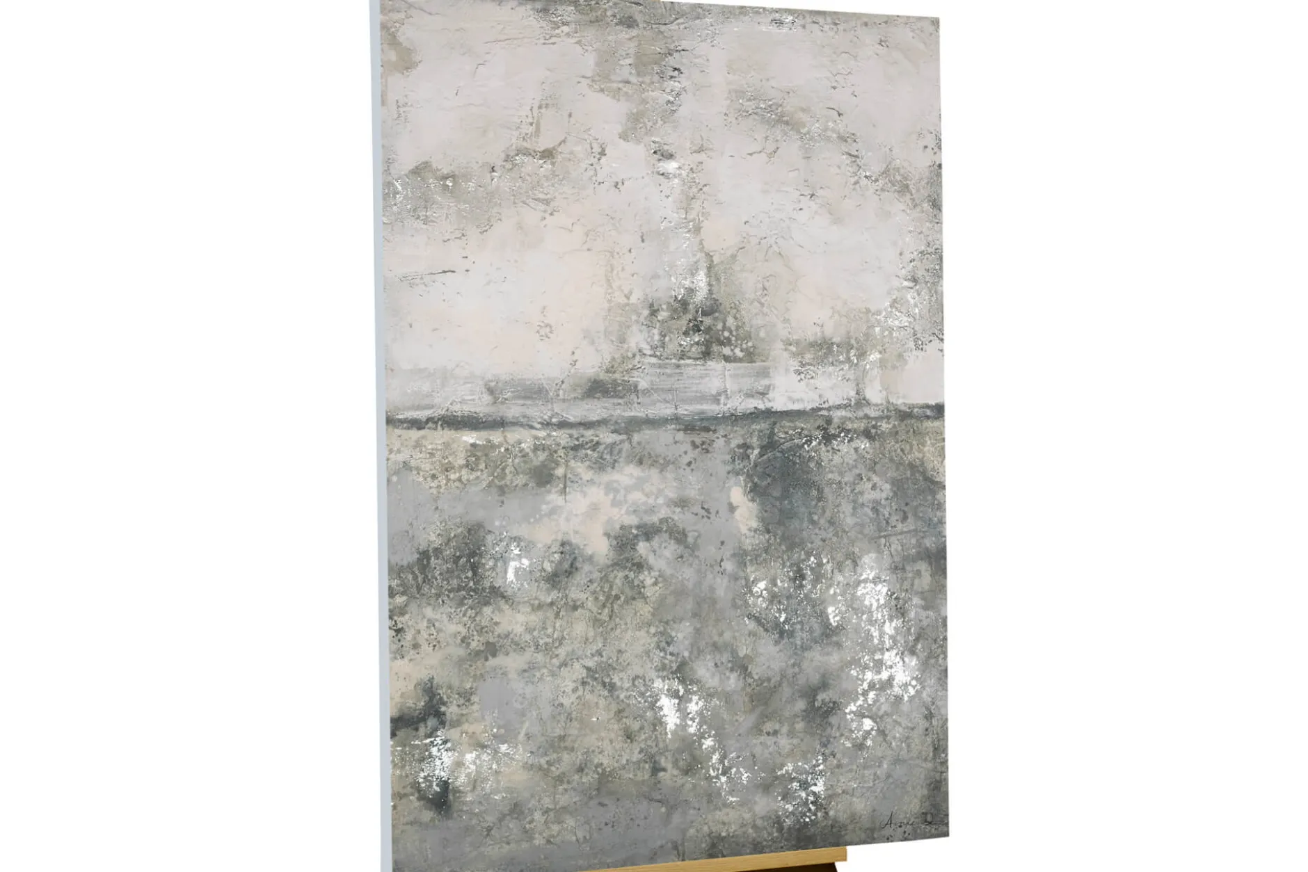 Handgemaltes Gemälde 'Wintry Weather' 80x120cm | inkl. Echtheitszertifikat