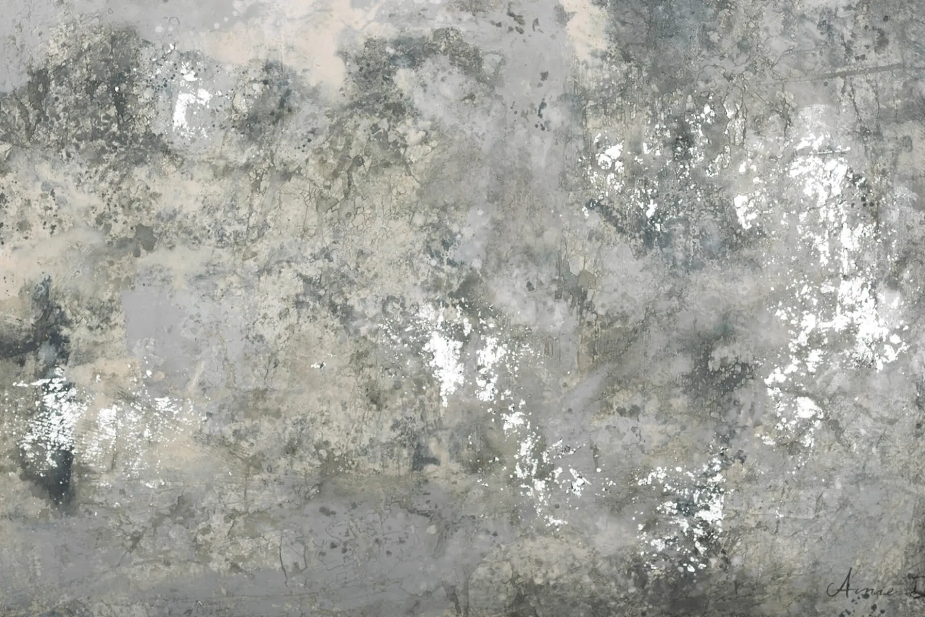 Handgemaltes Gemälde 'Wintry Weather' 80x120cm | inkl. Echtheitszertifikat