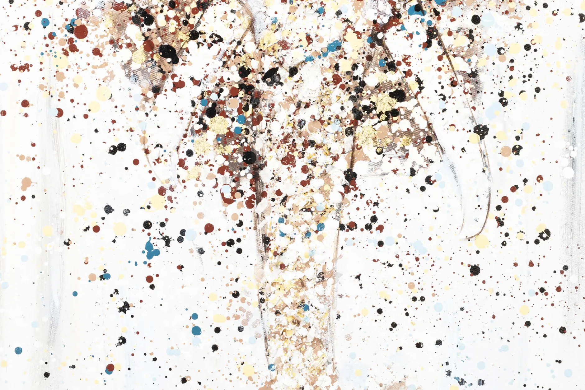 Handgemaltes Gemälde 'Wise Elephant' 75x100cm | inkl. Echtheitszertifikat