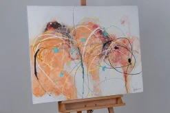 Handgemaltes Gemälde 'World of Abstraction' 100x75cm | inkl. Echtheitszertifikat