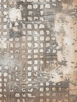 Handgemaltes Gemälde 'Worn Grid' 60x90cm | inkl. Echtheitszertifikat